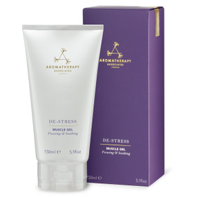 Aromatherapy Associates De-Stress Muscle Gel -  150-ml white tube in a purple box; eases muscle & joint pain
