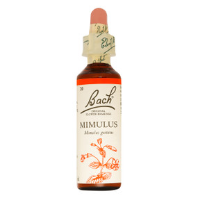 Bach Flower Remedies Mimulus - 20-ml glass bottle; for fear from known causes such as dental procedures.