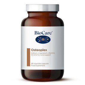 BioCare Osteoplex - 90-Capsules brown glass jar white label