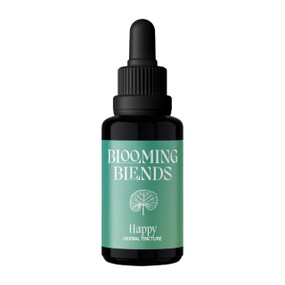 Blooming Blends Happy Botanical Tincture - 30-ml  dropper bottle in a box
