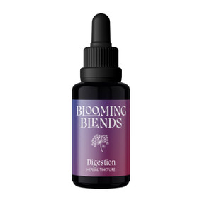 Blooming Blends Digestion Botanical Tincture - 30-ml dropper bottle in a box