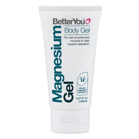 Better You Magnesium Gel - 150-ml tube; a skin essential mineral gel that has quick absorption for relaxing muscle and joint stiffness.