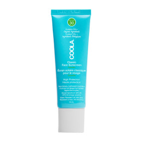 Classic Face Sunscreen Lotion SPF 30 Cucumber 50ml ina blue tube - Lightweight SPF 30 face sunscreen with broad-spectrum UVA/UVB protection, 70%+ organic ingredients, and a non-greasy, reef-safe formula—ideal for daily wear and all skin types.