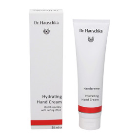 Dr Hauschka Hydrating Hand Cream - 50-ml tube in a box; helps hydrate dry hands and regenerate the skin while special oils and waxes protect and soothe your hands