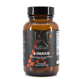 Dr Nigma B Famous - 60-Capsules brown glass bottle; a vitamin B supplement