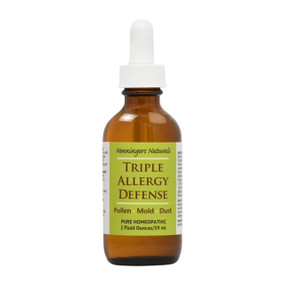 Dr Nenninger Triple Allergy Defense - 59-ml glass bottle in a box; Dr. Nenninger Triple Allergy Defense offers year-round protection against allergies, including hay fever, dust, mold, and pollen.