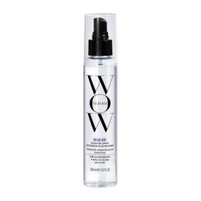 Color Wow Speed Dry Blow Dry Spray - 150-ml white plastic spray bottle; dramatically reduces the time you spend heat-styling your hair