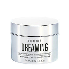 Color Wow Advanced Repair and Resurfacing Hair Treatment 215ml in a silver slatic tube; Repairs damage, deeply hydrates, tames unruly hair and leaves strands smooth, shiny and salon-perfect.