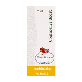 Flower Essences of Australia Confidence Boost - 25-ml bottle in a box; promotes confidence & courage after bouts of low self esteem & lack of self worth