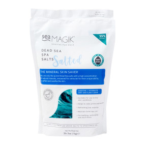 Sea Magik Dead Sea Spa Salts - 1-Kg pouch; enjoy a relaxing soak and a rejuvenating bathing experience with Sea Magik Dead Sea Spa Salts.