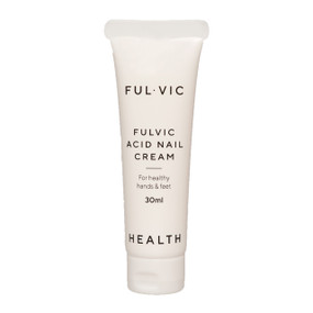 Ful.Vic.Health Fulvic Nail Cream - 30-ml  white tube; promotes nail growth, strengthens weak & fragile nails & prevents splitting nails
