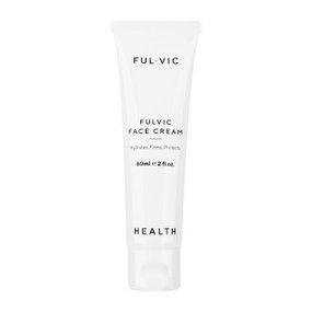 Ful.Vic.Health Fulvic Face Cream - 60-ml white tube; a luxurious firming & anti-ageing face cream which nourishes & primes skin for a smooth complexion
