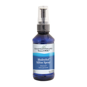 Good Health Naturally Hydrosol Silver Spray - 120-ml bottle; a next-generation silver superior to other ordinary colloidal silvers due to its exceptional bioavailability