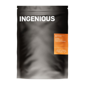 Ingenious Active - Refill Pouch - 60-Capsules bag; one of the best collagen supplements for joints & for sports recovery.