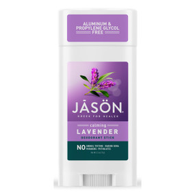 Jason Calming Lavender Deodorant Stick - 71-Grams white container purple label; provides day long protection & controls underarm odour