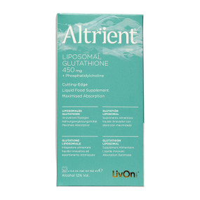 LivOn Labs Altrient Glutathione - 30-Sachets box; a liposomal supplement containing l-glutathione for maximised absorption.