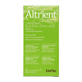 Altrient R-Alpha Lipoic Acid - 30-Sachets box; uses the more bioavailable, stable and potent form of alpha lipoic acid called R-Alpha Lipoic Acid, an antioxidant known to enhance cellular energy.