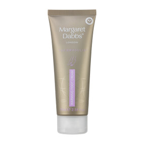 Margaret Dabbs™ London ThermaSulis™ Warming Foot Cream, gold tube, white lid, is the ideal cream for cold feet helping to hydrate & revive feet with a gentle warming sensation.