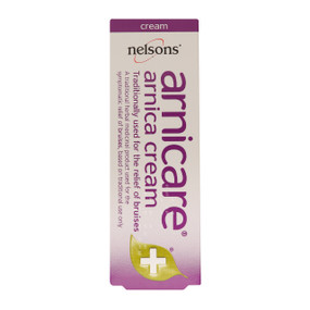 Nelsons Arnicare Arnica Cream - 30-Grams box; A family first aid kit essential, Nelsons Arnicare Arnica Cream helps soothe bruises, burns, muscle and joint pain – and maybe used after surgery and childbirth.