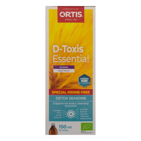 Ortis D-Toxis Essential (Apple) - 150-ml box; formerly known as Pure Plan helps support the body's detoxification process with safe herbal extracys.