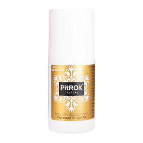 Pitrok Crystal Roll-On Deodorant For Women - 50-ml recyclable plastic bottle; a natural aluminium-free roll-on deodorant which fights odour-causing bacteria