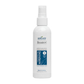 Salcura Bioskin DermaSpray - 100-ml plastic spray bottle; moisturises and nourishes skin with natural oils and nutrients to help alleviate dry, flaky and itchy skin.