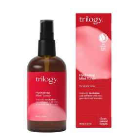 Trilogy Hydrating Mist Toner - 100-ml spray bottle and red outer carton