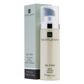 TEMPLESPA Be Firm - 30-ml bottle with box; As the ultimate lifting and firming serum, Temple Spa Be Firm is like a non-surgical facelift in a bottle, working hard to restore the skin's architecture, leaving it stronger, firmer and softer.