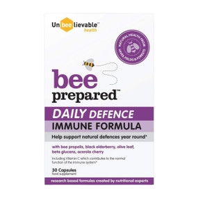 Unbeelievable Health Bee Prepared Daily Defence Immune Support - 30-Capsules box