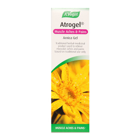 A. Vogel Atrogel Arnica Gel - 100-ml front image; provides relief for cuts, grazes, burns, wounds and bruises. Arnica gel has recently been clinically proven to be more effective than ibuprofen gel for arthritic pain. Atrogel Arnica Gel is the most readily absorbed gel to ensure maximum effectiveness.