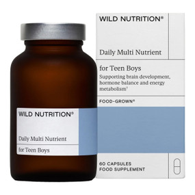 Wild Nutrition Food-Grown® Daily Multi Nutrient for Teen Boys - 60-Capsules bottle