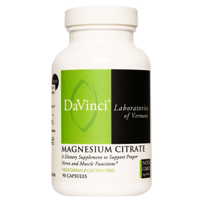 DaVinci Laboratories of Vermont Magnesium Citrate 90-capsules - 140-mg white tub: to help support healthy muscle and nerve function
