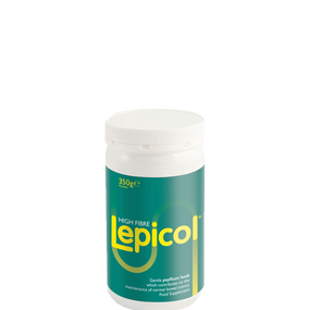 Lepicol Original Formula Powder 350-grams green and white tub; for healthy bowels.