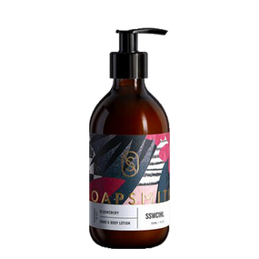 Soapsmith Bloomsbury Hand & Body Lotion - 300-ml glass bottle; made from recyclable materials